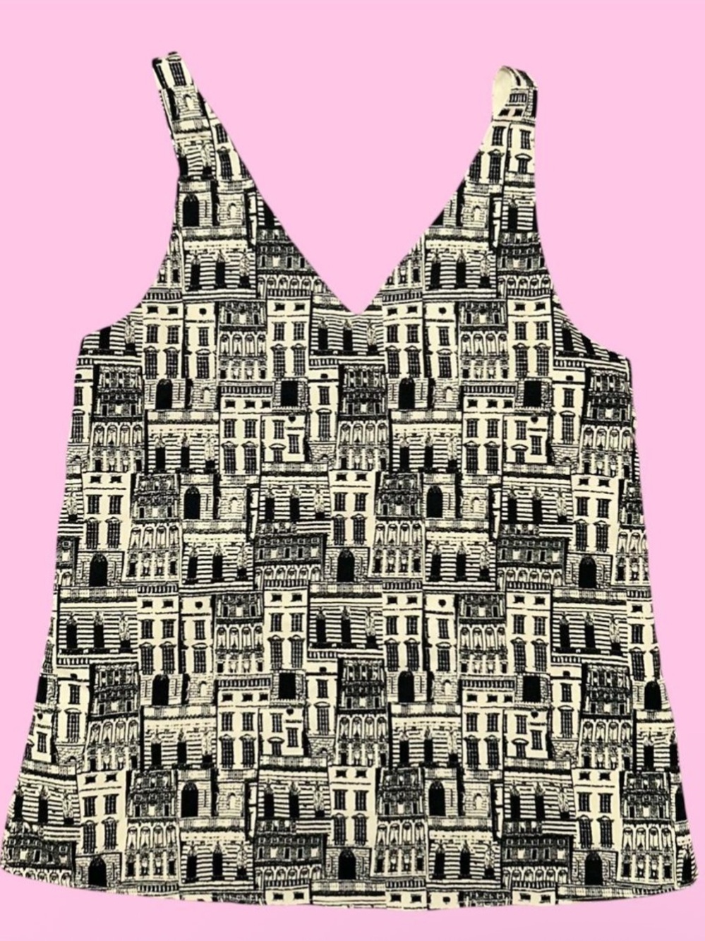 Banana Republic Architecture Print Top